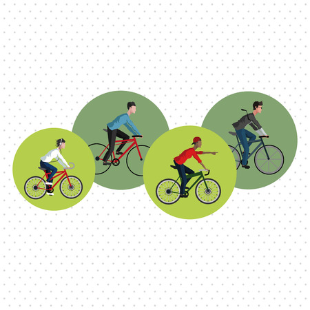 Bike concept with icon design, vector illustration 10 eps graphic.のイラスト素材