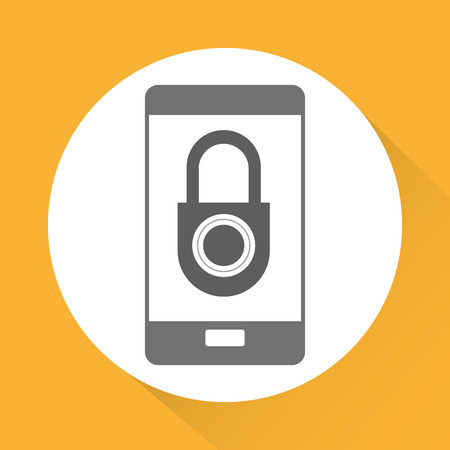 Security system concept with icon design, vector illustration 10 eps graphic.のイラスト素材