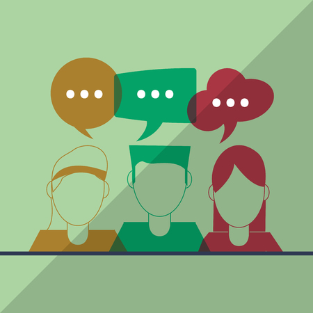 Communication concept with icon design, vector illustration 10 eps graphic.のイラスト素材