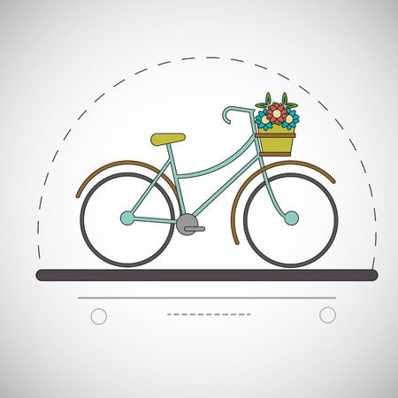 Bike concept with icon design, vector illustration 10 eps graphic.のイラスト素材