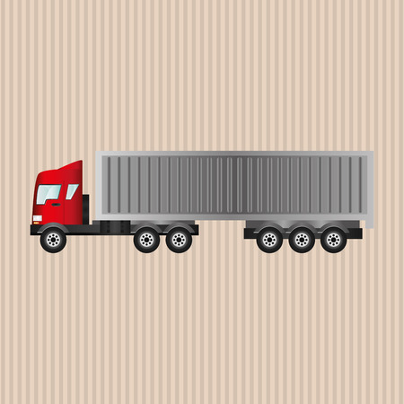 Truck concept with icon design, vector illustration 10 eps graphic.のイラスト素材