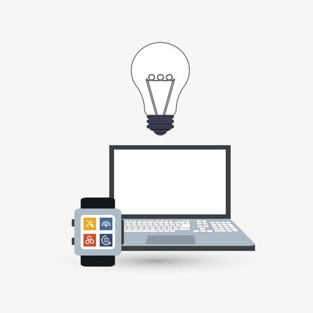 internet concept with things icon design, vector illustration 10 eps graphic.のイラスト素材