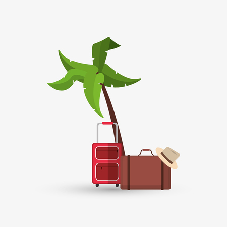 vacations concept with icon design, vector illustration 10 eps graphic.のイラスト素材
