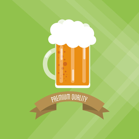 Beer concept with icon design, vector illustration 10 eps graphic.のイラスト素材