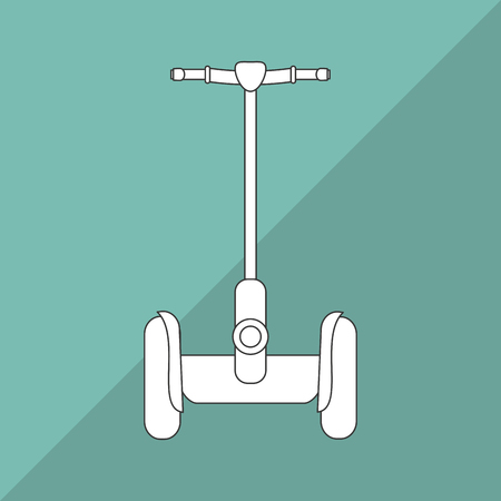 Segway concept with icon design, vector illustration 10 eps graphic.のイラスト素材