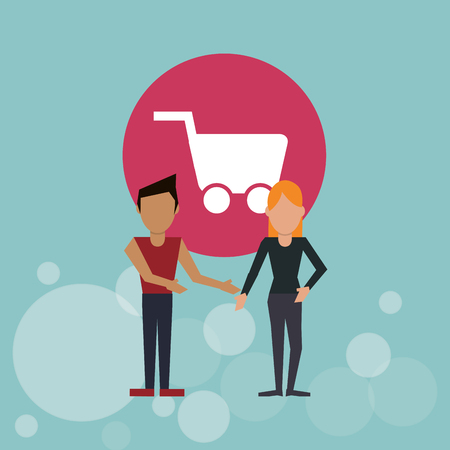 Social media concept with icon design, vector illustration 10 eps graphic.のイラスト素材