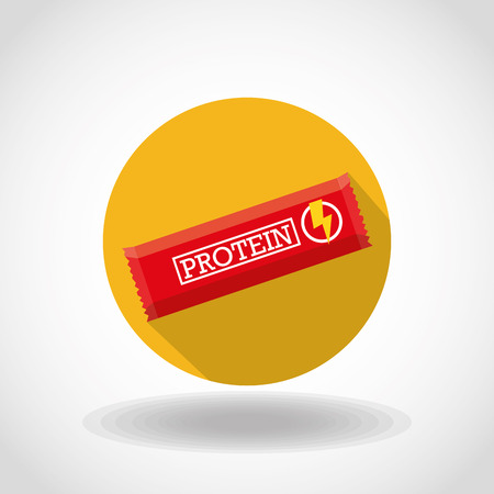 Protein supplement concept with icon design, vector illustration 10 eps graphic.のイラスト素材
