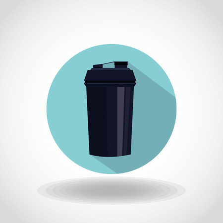 Protein supplement concept with icon design, vector illustration 10 eps graphic.のイラスト素材