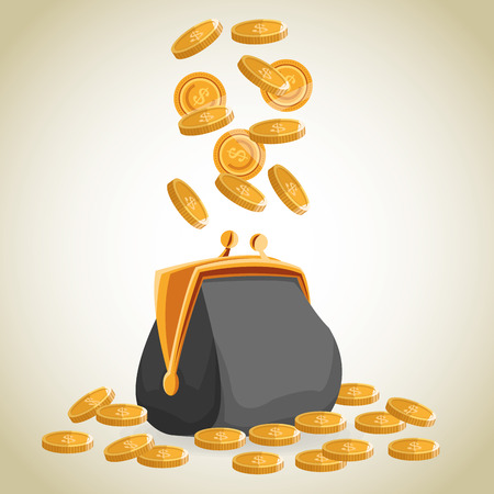 Money concept with icon design, vector illustration 10 eps graphic.のイラスト素材