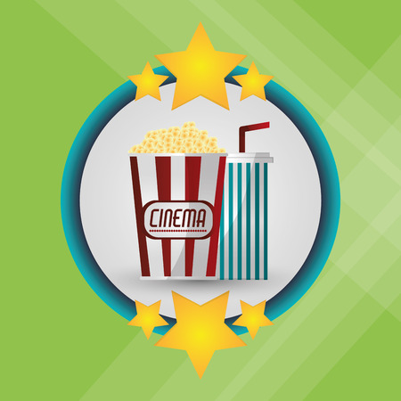 cinema concept with icon design, vector illustration 10 eps graphic.のイラスト素材