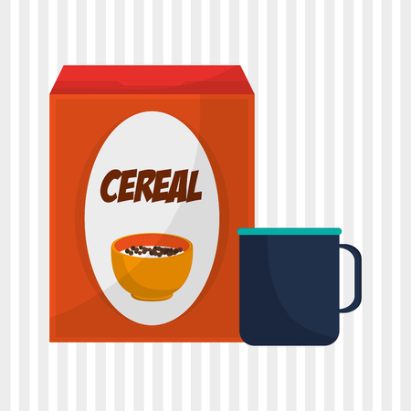 breakfast  concept with icon design, vector illustration 10 eps graphic.のイラスト素材