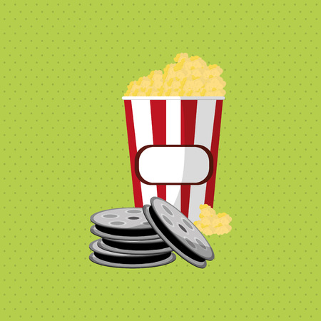 cinema concept with icon design, vector illustration 10 eps graphic.のイラスト素材