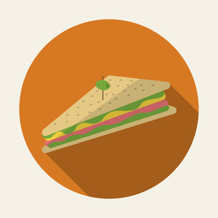 Sandwich concept with icon design, vector illustration 10 eps graphic.のイラスト素材