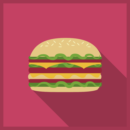 Sandwich concept with icon design, vector illustration 10 eps graphic.のイラスト素材