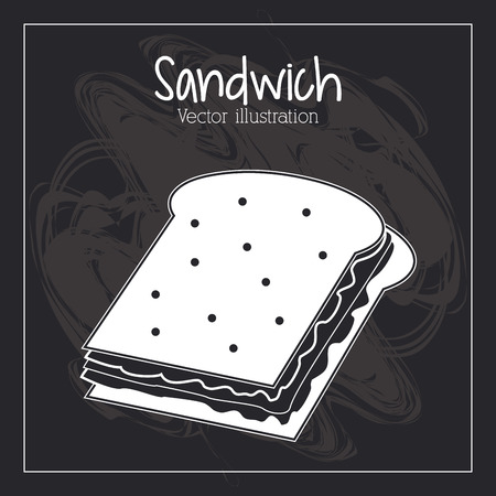 Sandwich concept with icon design, vector illustration 10 eps graphic.のイラスト素材