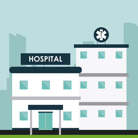 medical center concept with icon design, vector illustration 10 eps graphic.のイラスト素材