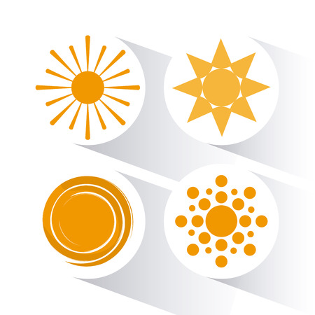 sun concept with icon design, vector illustration graphic.のイラスト素材