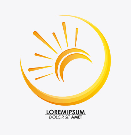 sun concept with icon design, vector illustration 10 eps graphic.のイラスト素材