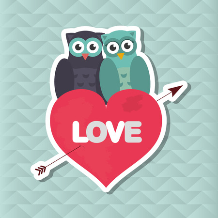 Love concept with icon design, vector illustration 10 eps graphic.のイラスト素材