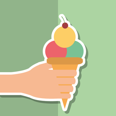 Food concept with icon design, vector illustration 10 eps graphic.のイラスト素材
