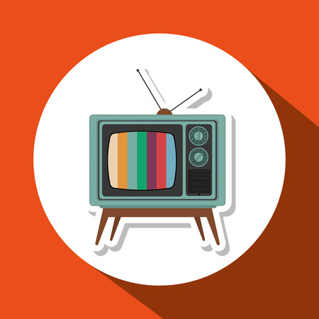 Tv concept with icon design, vector illustration 10 eps graphic.のイラスト素材