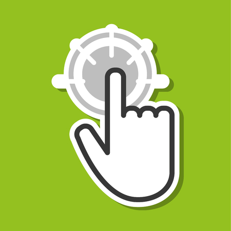 cursor concept with icon design, vector illustration 10 eps graphic.のイラスト素材