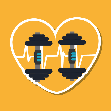 Gym concept with icon design, vector illustration 10 eps graphic.のイラスト素材