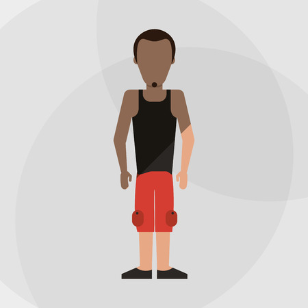 People concept with man icon design, vector illustration 10 eps graphic.のイラスト素材