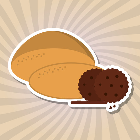 Bakery concept with bread icon design, vector illustration 10 eps graphic.のイラスト素材