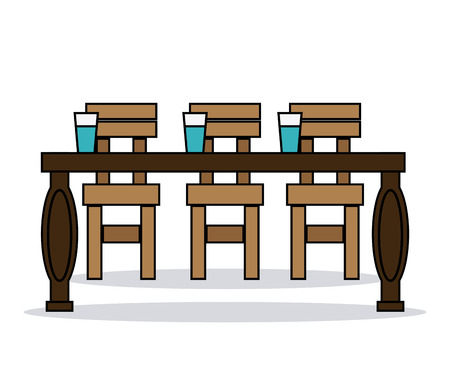 chair concept with icon design, vector illustration 10 eps graphic.のイラスト素材