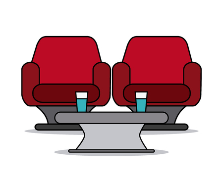 chair concept with icon design, vector illustration 10 eps graphic.のイラスト素材