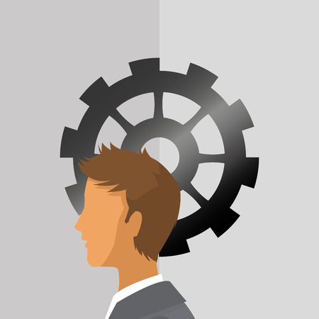 Businesspeople concept with icon design, vector illustration 10 eps graphic.のイラスト素材