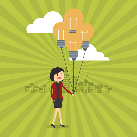 Businesspeople concept with icon design, vector illustration 10 eps graphic.のイラスト素材