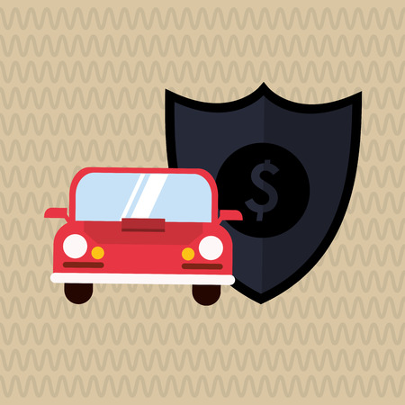 Insurance concept with icon design, vector illustration 10 eps graphic.のイラスト素材