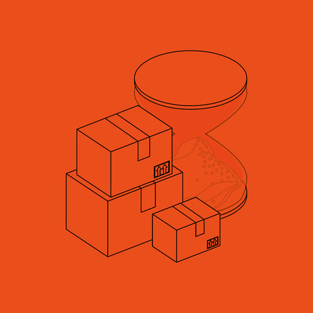 Delivery concept with icon design, vector illustration 10 eps graphic.のイラスト素材