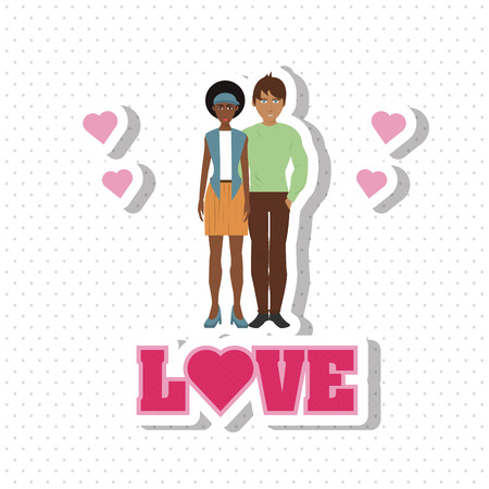 love concept with icon design, vector illustration 10 eps graphic.のイラスト素材
