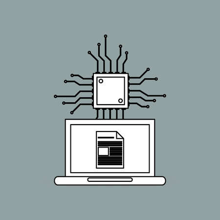Data center concept with icon design, vector illustration 10 eps graphic.のイラスト素材