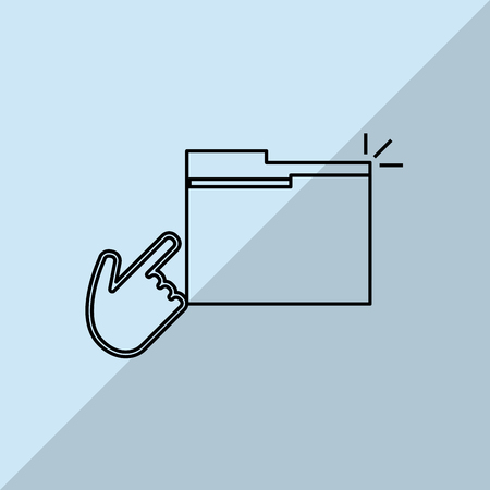 Data center concept with icon design, vector illustration 10 eps graphic.のイラスト素材