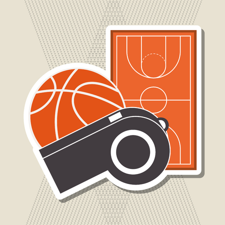 basketball concept with icon design, vector illustration 10 eps graphic.のイラスト素材