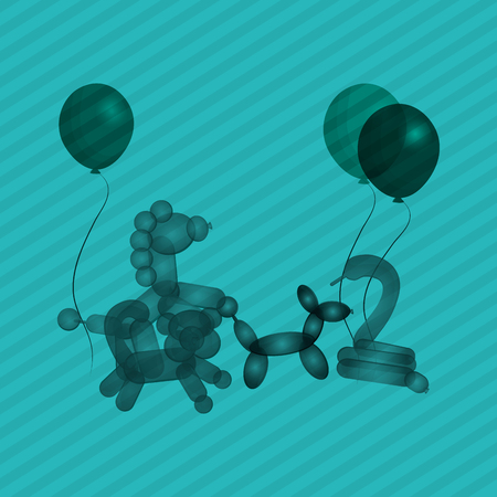 balloons concept with icon design, vector illustration 10 eps graphic.のイラスト素材