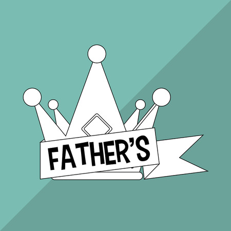 fathers day concept with icon design, vector illustration 10 eps graphic.のイラスト素材