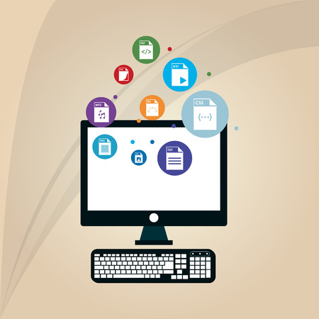 responsive web design concept with icon design, vector illustration 10 eps graphic.のイラスト素材