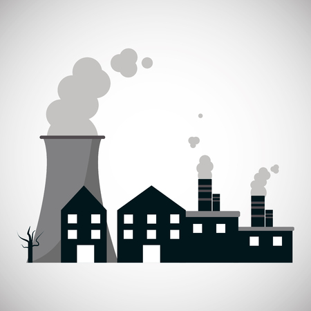 Pollution concept with icon design, vector illustration 10 eps graphic.のイラスト素材
