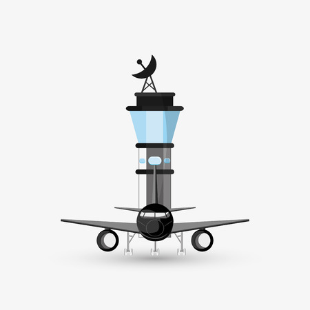 airport concept with icon design, vector illustration 10 eps graphic.のイラスト素材