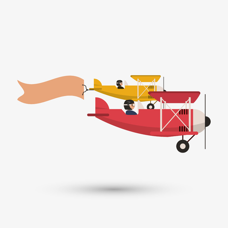 airplane concept with icon design, vector illustration 10 eps graphic.のイラスト素材