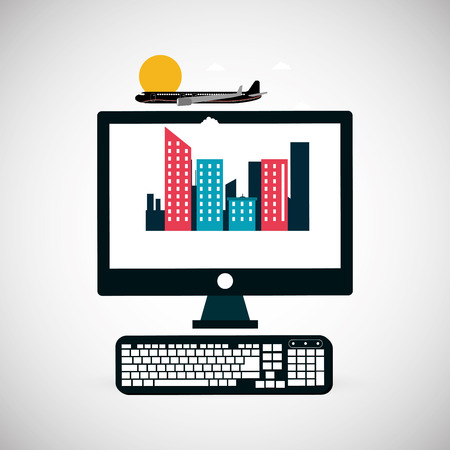 travel concept with icon design, vector illustration 10 eps graphic.のイラスト素材