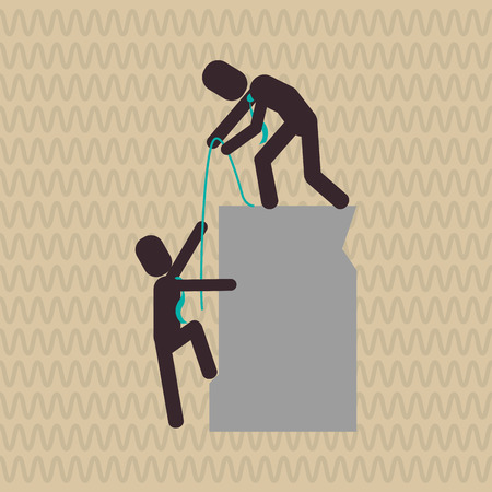 help concept with support icon design, vector illustration 10 eps graphic.のイラスト素材