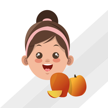 kids menu concept with icon design, vector illustration 10 eps graphic.のイラスト素材