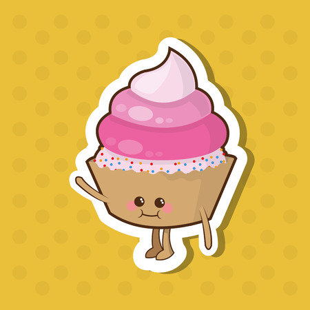 Happy birthday concept with icon design, vector illustration 10 eps graphic.のイラスト素材