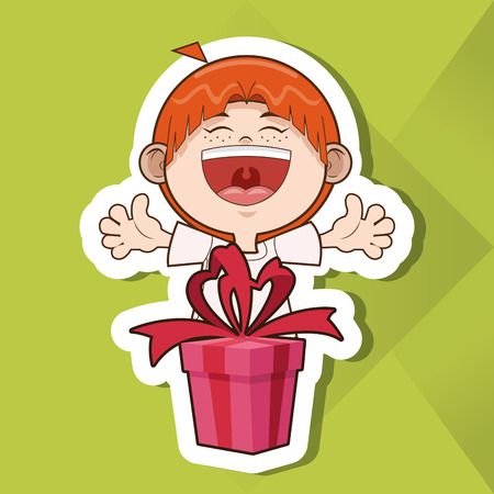 Happy birthday concept with icon design, vector illustration 10 eps graphic.のイラスト素材